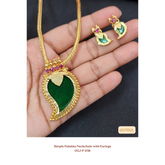 Palakka Neckchain with Earings